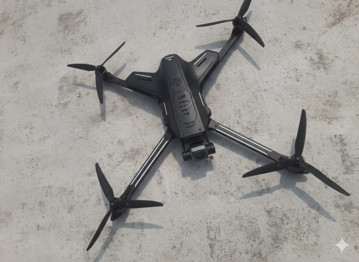 QCP-1 UAV top-down product photograph